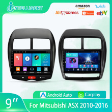 适用于三菱AXS 10-16年 车载GPS安卓导航仪蓝牙倒车影像播放器