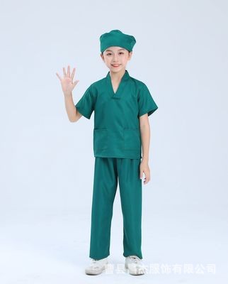 Ropa de juego profesional, experiencia de jardín de infantes, papel, niños, policía, ropa de médico, capitán de bomberos, capitán aeroespacial