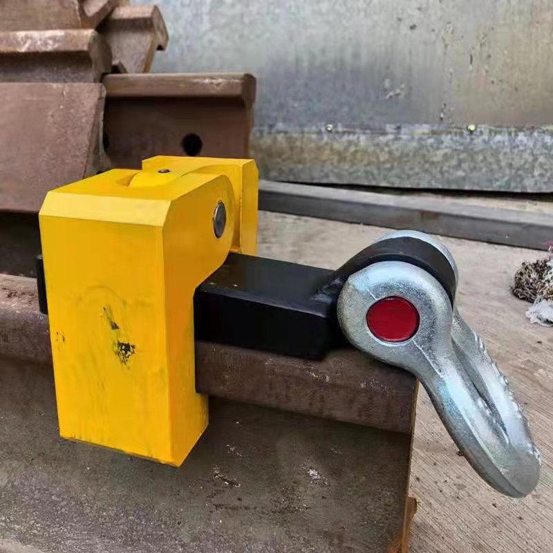 山东鑫宏分体组装时轨道串轨器  钢轨拖轨卡具 拖轨器