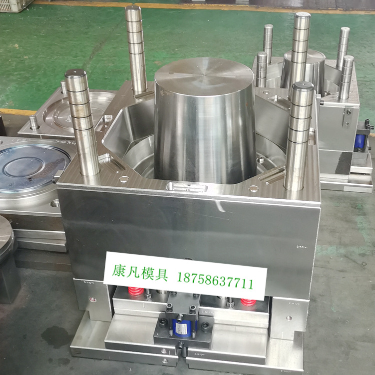 注塑模具制造塑胶桶模具 15升涂料桶模具，乳胶漆包装桶模具