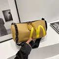 Трансграничная оптовая новая большая емкость сети красная сумка женская сумка на плечо нейлон тканевая сумка студенческая повседневная сумка через плечо
