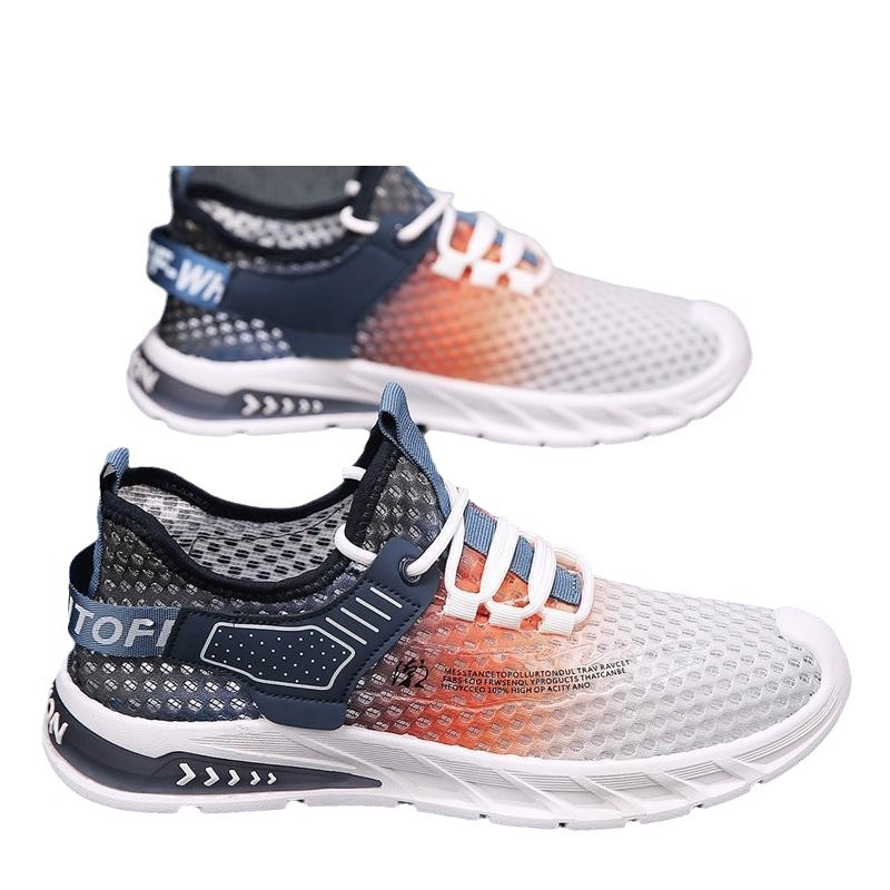 summer fashionable thin breathable low running sneakers