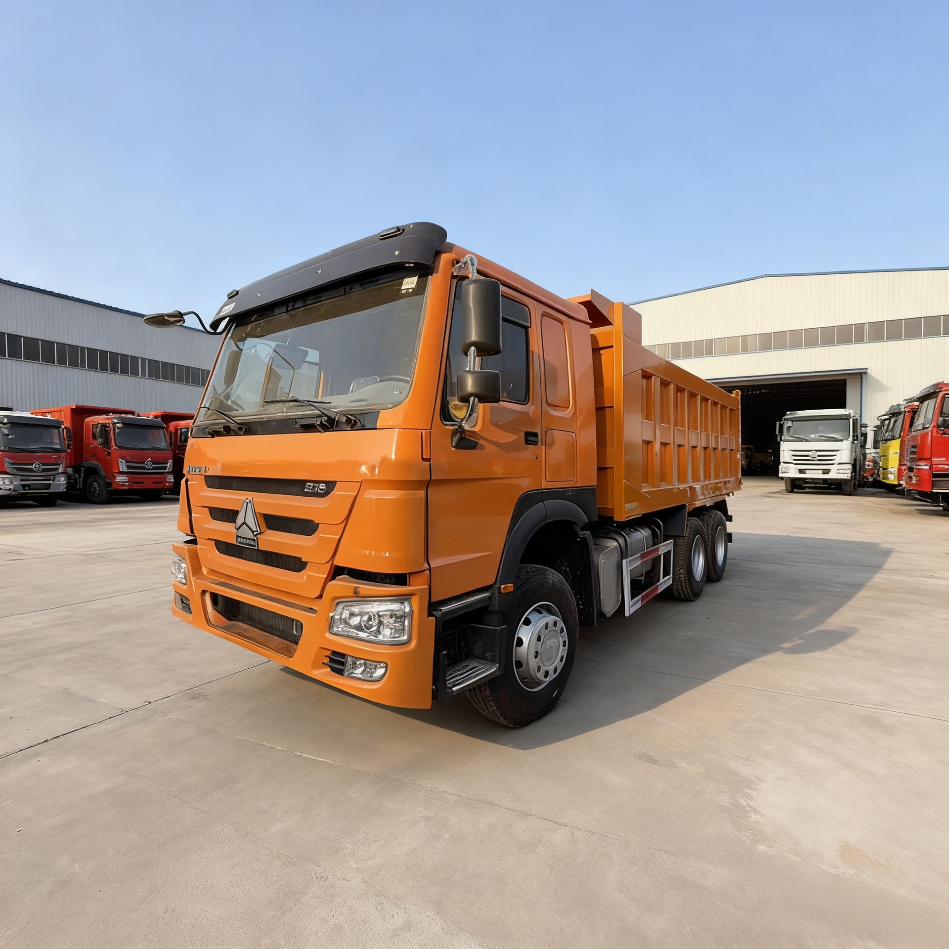 Supply Central Asia Africa China Sinotruk Howo Dump Truck 6×4 Construction Dump Truck