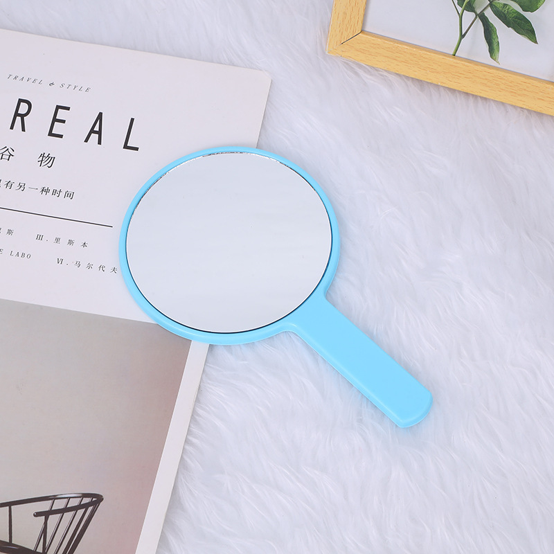 Espejo de Maquillaje de Mano Cuadrado para Regalo de Plástico y Vidrio Personalizable para Salón y Dormitorio