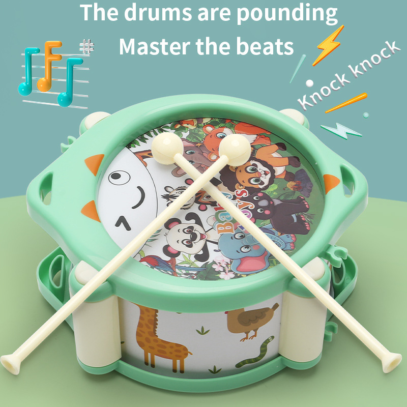 Europa y los Estados Unidos enseñan tambores de mano juguetes de acertijo para bebés Cdiscount para niños y niñas indoor y al aire libre para tocar instrumentos de percusión