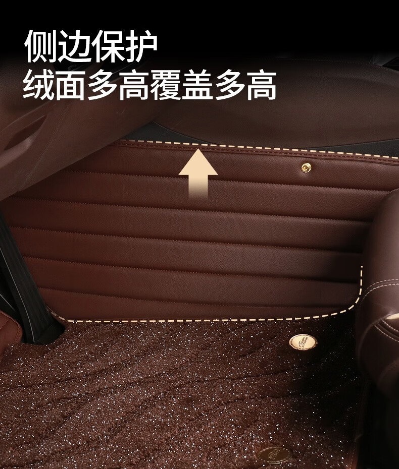 Peugeot MYTOP starry sky carpet-style 4008 floor mats, driver's side double-layer starry sky carpet, available in multiple colors