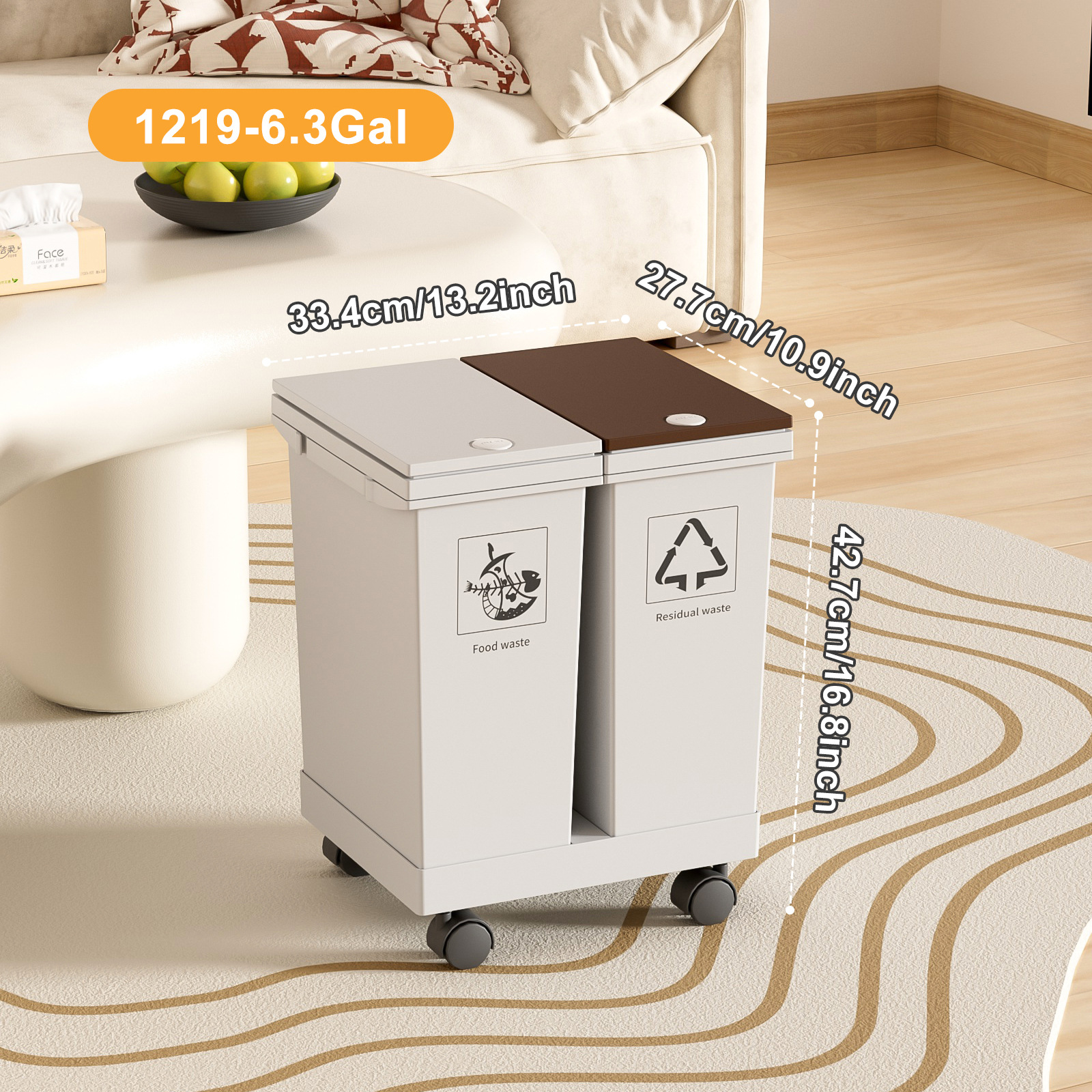 1219 prensa tipo doble barril con polea (24L.)