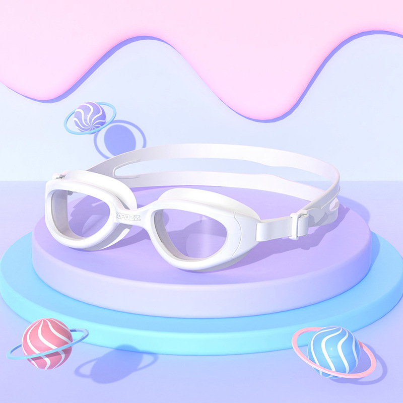 Gafas de Natación para Niños de 3-15 Años de PC Antiempañante