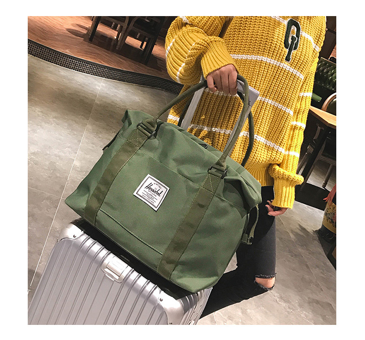 Bolsa de viaje 2023 estilo coreano nueva bolsa de fitness de corta distancia cubierta portátil trolley equipaje bolsa deportes ocio yoga bolsa