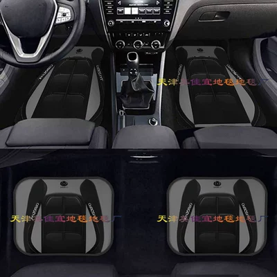 and Easy to Care For, Four-Piece | Avtomobil döşəmə paspasları - sku43-color-temu-hot-selling-floor-mats-49-3344cm-two-piece-pack