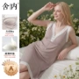 蕾丝新款夏季胸垫家居服