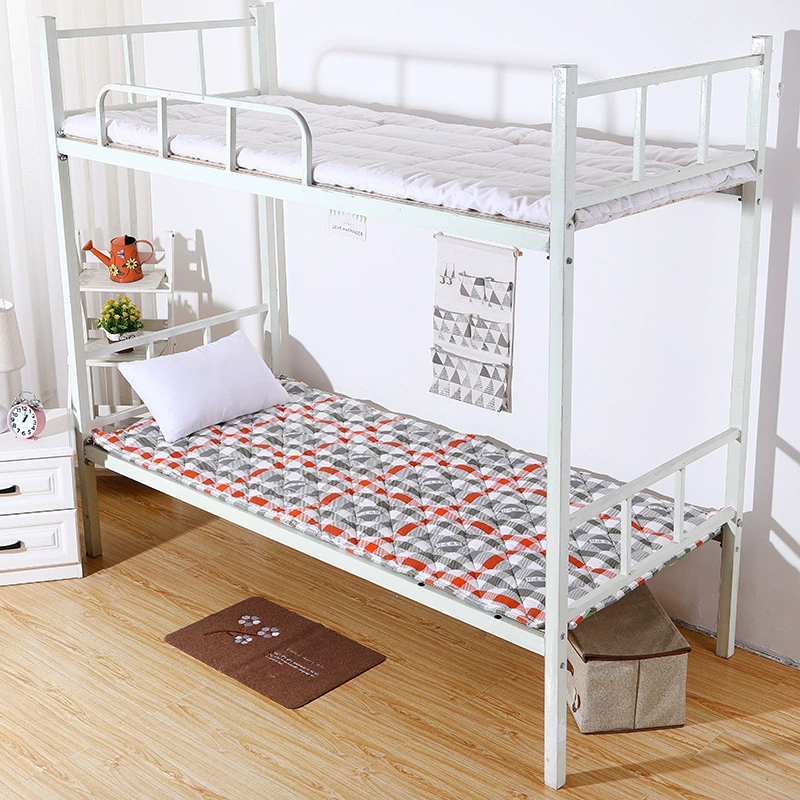 Студенческое общежитие матрас спальня Верхняя и нижняя двухъярусная аренда жилья специальная одноместная Нескользящая Кровать Матрас Подушка Оптовая продажа