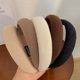 High skull top wide edge sponge headband autumn and winter South Korea face washing headband female generation hair simple headband headband diy hair accessories
