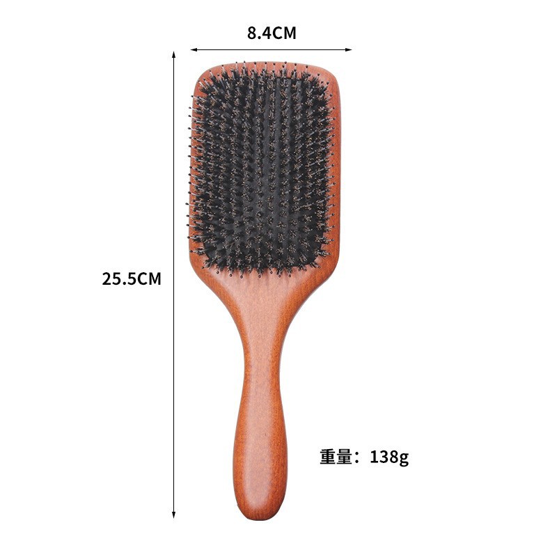 Factory approved bristle hair anti-static scalp massage cleaning air cushion comb with curly hair and fluffy design air bag comb