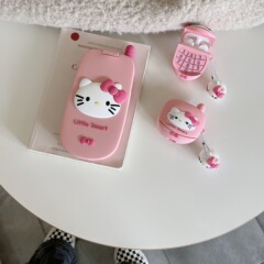 アニメkt猫電話airpods proアップルbluetoothイヤホンケースかわいい2/3/4世代保護カバー適用女性