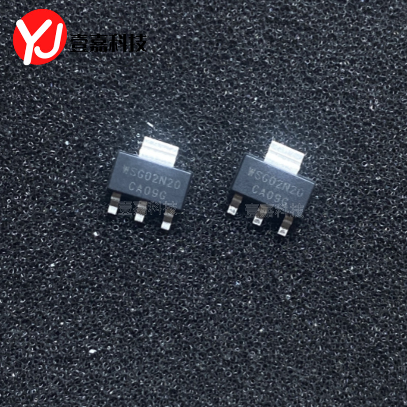 New straight shot WSG02N20 MOSFET SOT223 N-channel MOS transistor FET original genuine goods