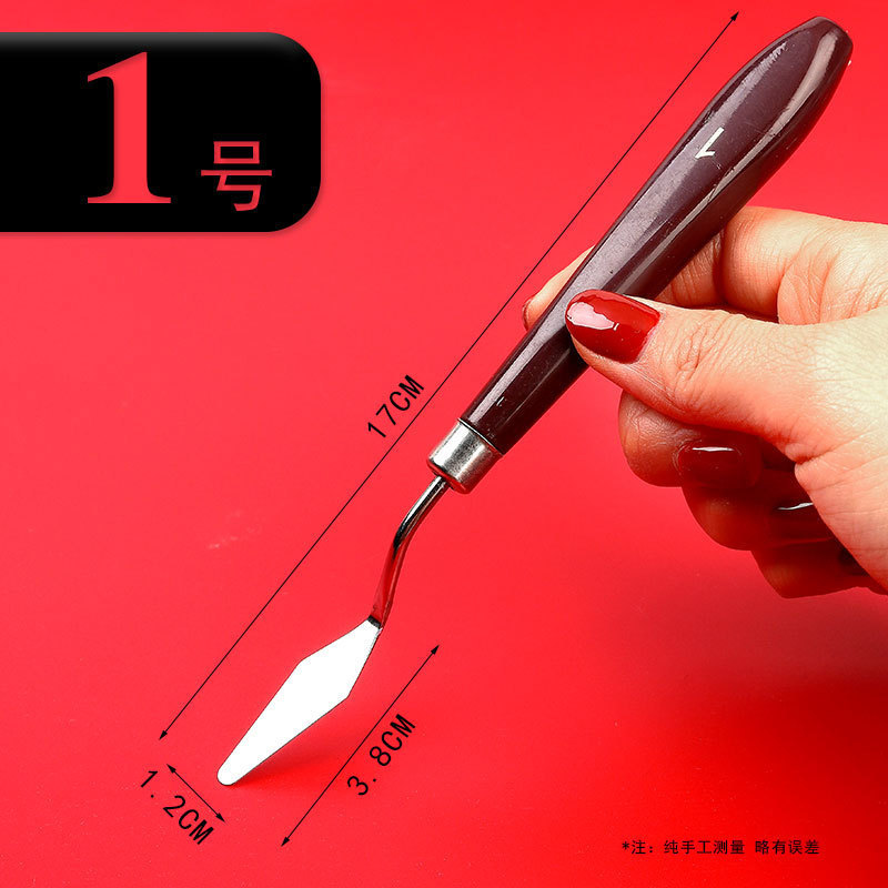 Pintura al óleo de plástico raspador pintura paleta cuchillo arte acrílico gouache pintura raspador