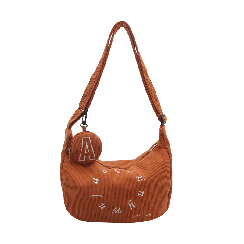 2024 invierno nuevo diseño de nicho bolso de alta capacidad bolso de hombro de moda simple bolso de mensajero de ocio de estilo occidental