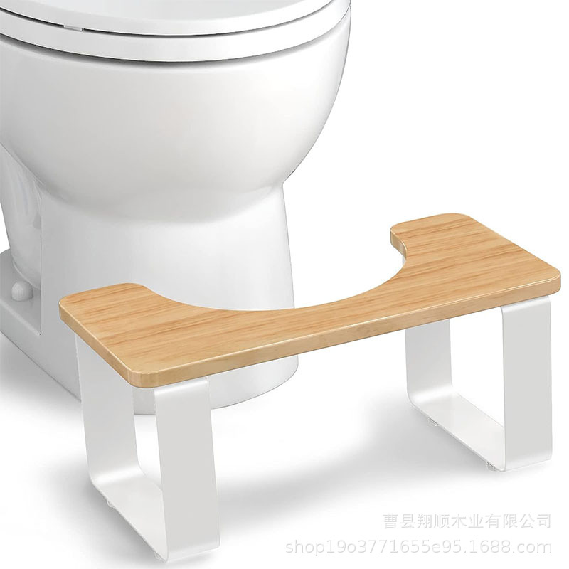 铁木结合家用马桶凳卫生间厕所儿童脚踏垫脚凳孕妇老人踩脚坐便器