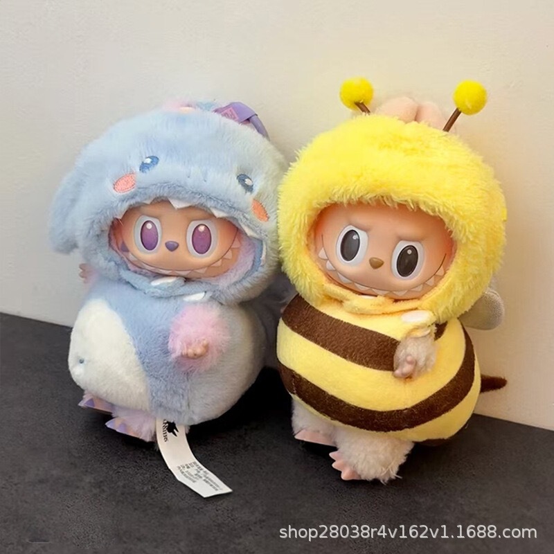 ラブブ labubu ベビー服 1、2、3 世代服フライドシュリンプおもちゃ人形人形ブラインドボックス座りパーティー ブラインドボックス|undefined