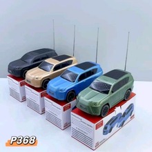 非洲热卖新款P368汽车模型太阳能蓝牙音响便携户外收音机插卡音箱