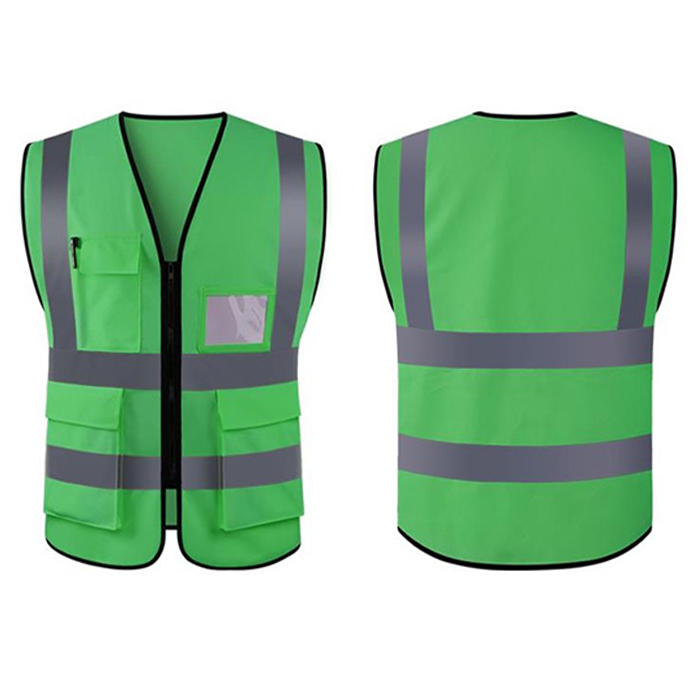 Construcción de construcción de tráfico chaleco de seguridad chaleco chaleco de trabajo chaleco de higiene ambiental chaqueta de ciclismo logotipo impresa