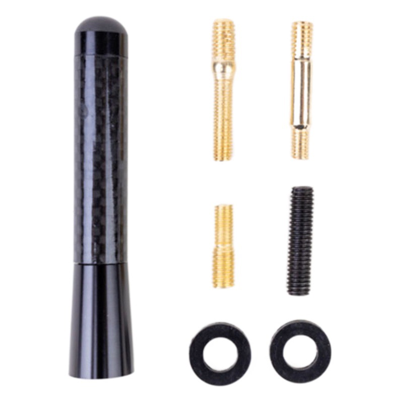 8cm carbon fiber antenna decorative antenna long antenna shortened antenna screw antenna with wire screw