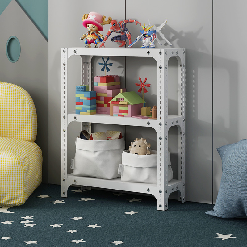 Estante de almacenamiento de 20cm Estante de almacenamiento de piso multicapa Estante de almacenamiento de juguetes Estante de libros Estante de té Estante estrecho Estante simple Estante de hierro forjado