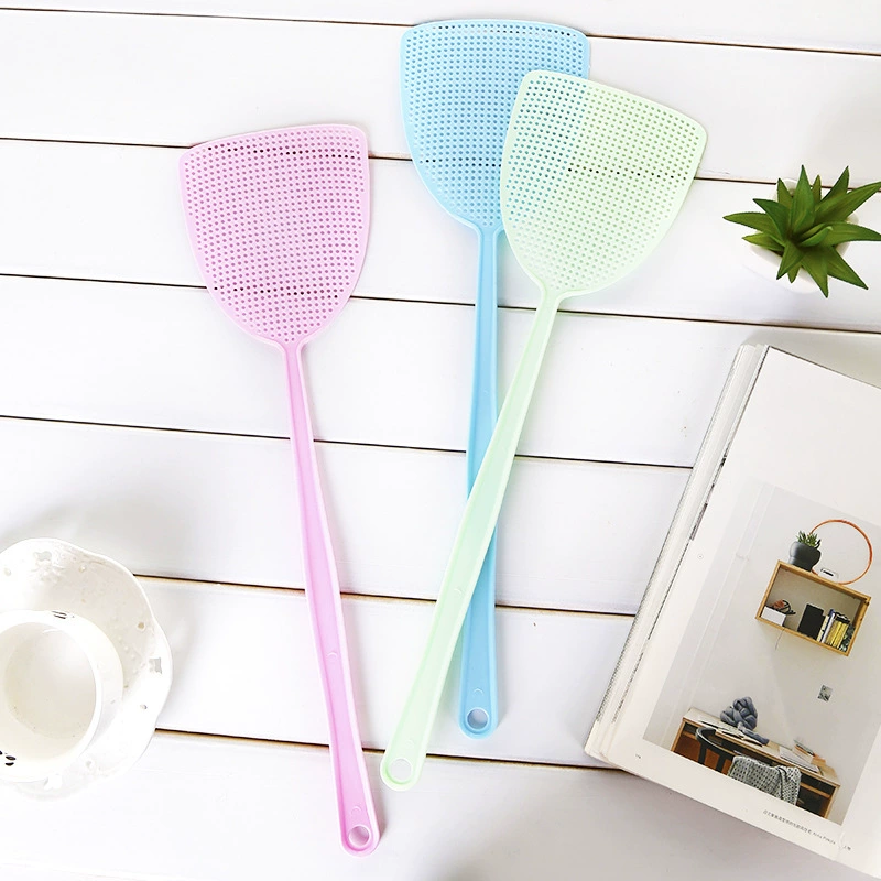 Бытовая пластиковая ручная мухобойка креативная сетка утолщенная Удлиненная ручка от комаров мухобойка летом производитель горячих продаж