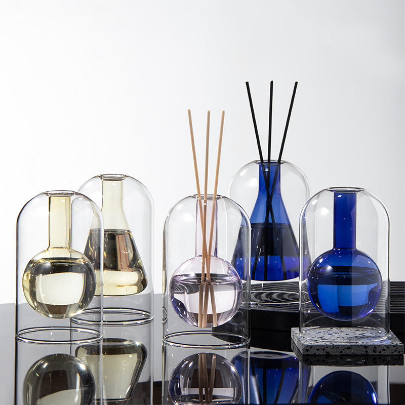 Pequeño Libro Rojo mismo estilo botella de aromaterapia botella de vidrio estilo no impreso botella de aceite esencial botella de aromaterapia ins botella de aromaterapia estilo simple