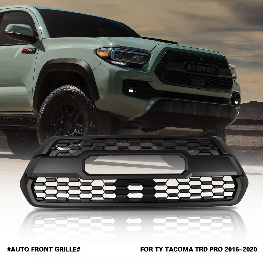 Aplicable para Toyota 17 / 18 / 19 / 20 Nuevo Tacoma delantero conjunto de red central Toyota pickup Ge Shan cara delantera
