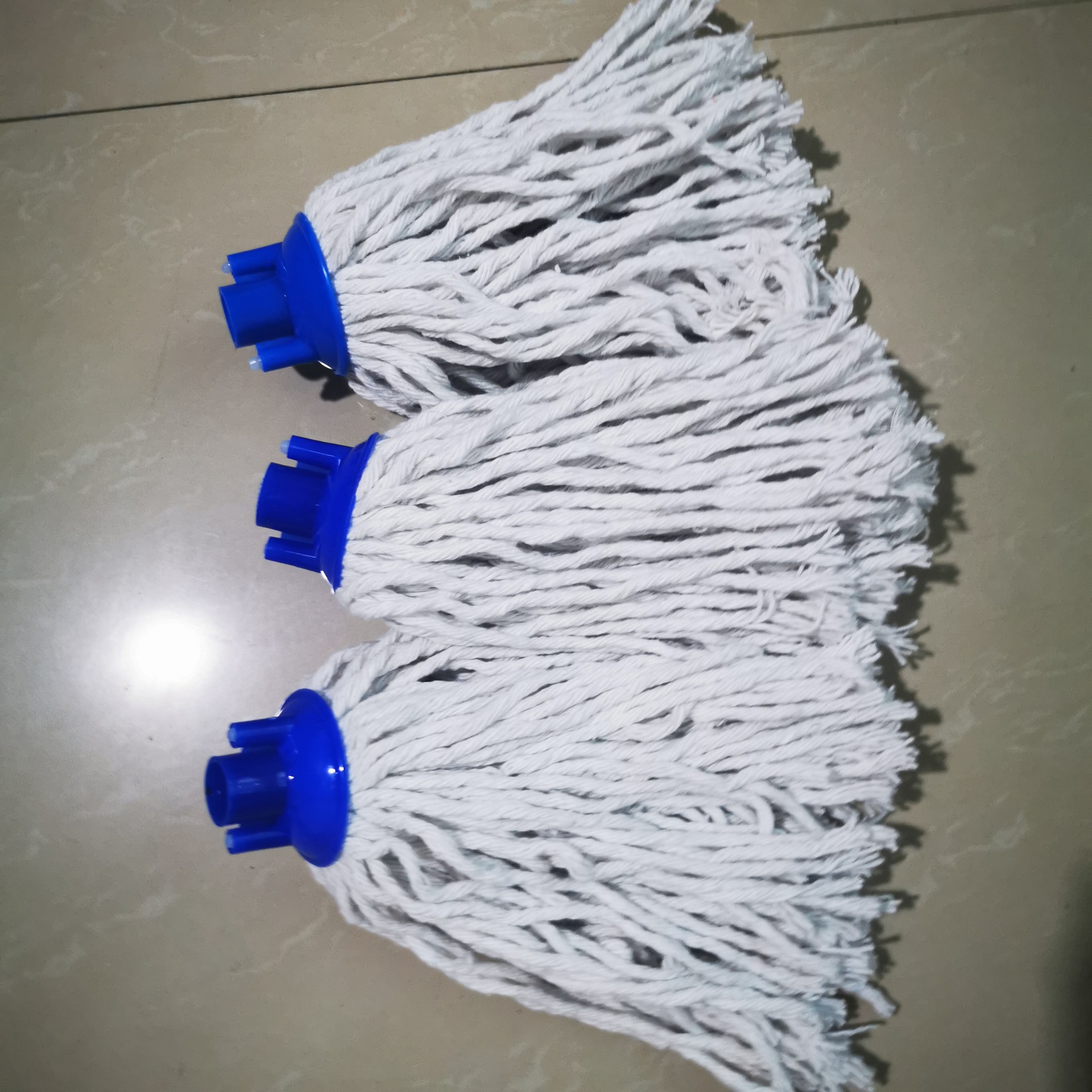 Cabeza de trapeador de algodón de punta redonda pequeña, trapeador antiguo, trapeador de hilo de algodón doméstico, cabezal de reemplazo, trapeador de cera, fabricante de limpieza