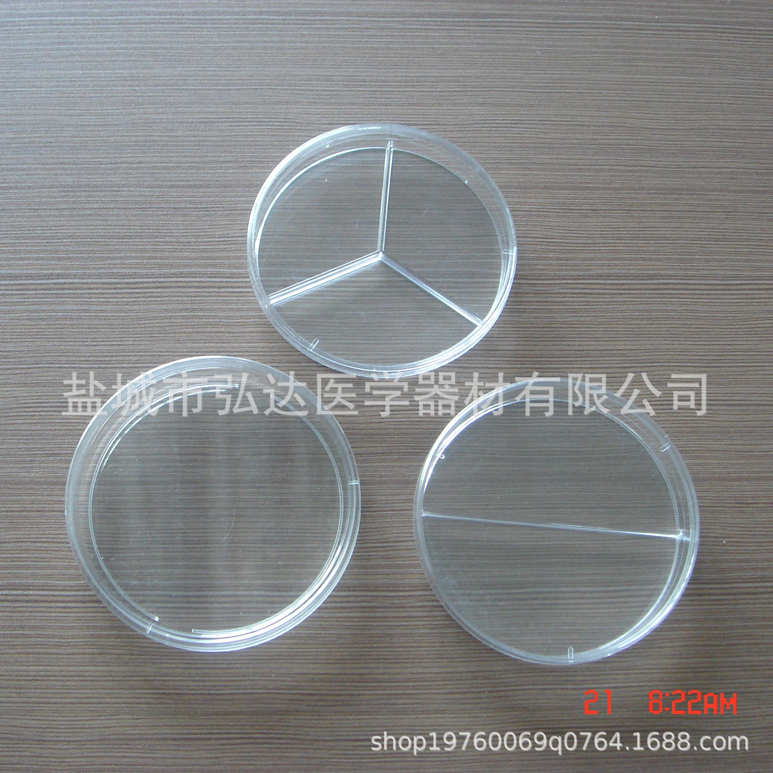 厂家加工90mm一次性塑料细胞细菌培养皿，实验器材批发。