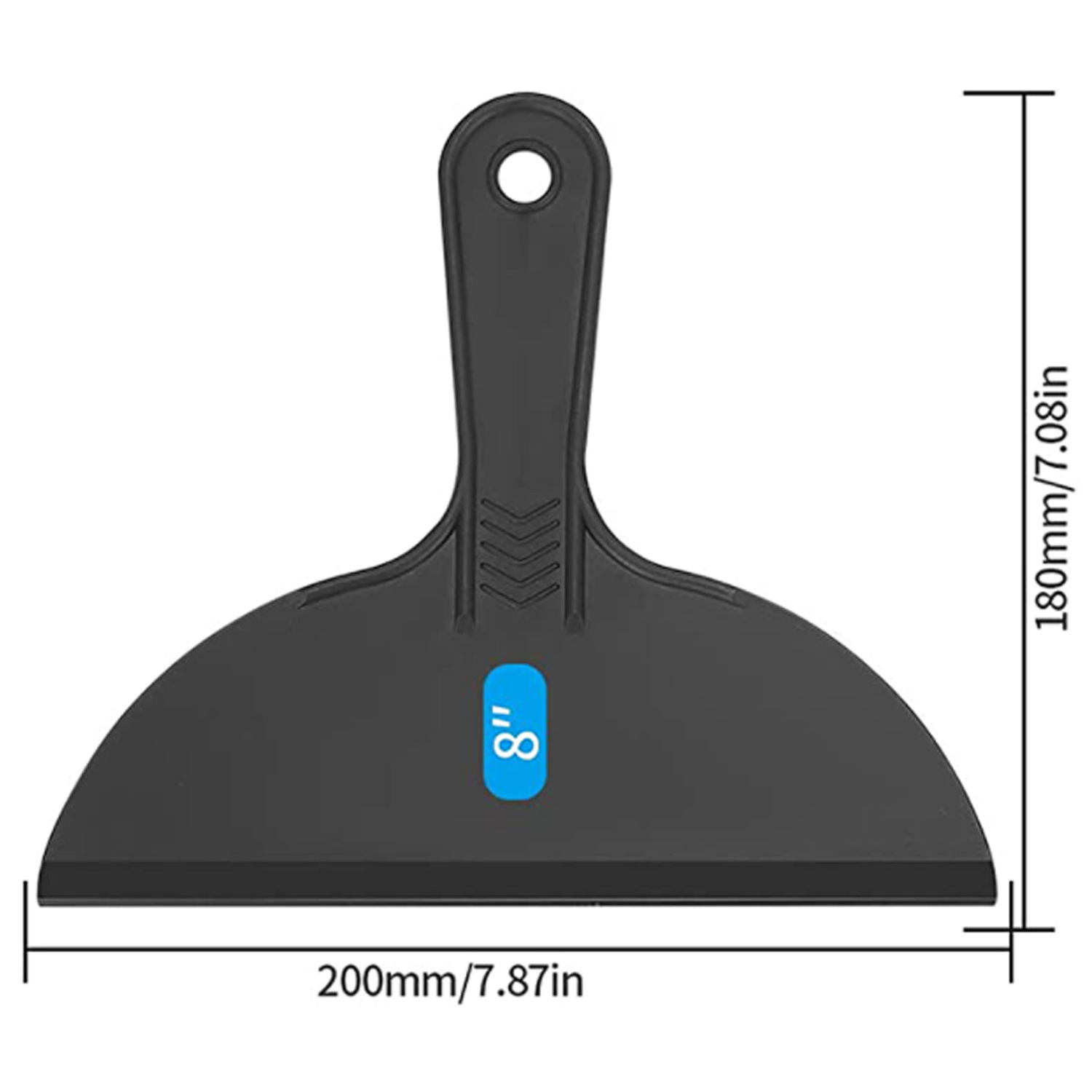 8inch 검정색 플라스틱 퍼티 나이프 0.033kg