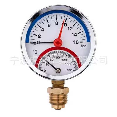 Ningbo zavodu radial təzyiq temperatur ölçən, döşəmə isitmə və kondisioner üçün inteqrasiya olunmuş ölçən
