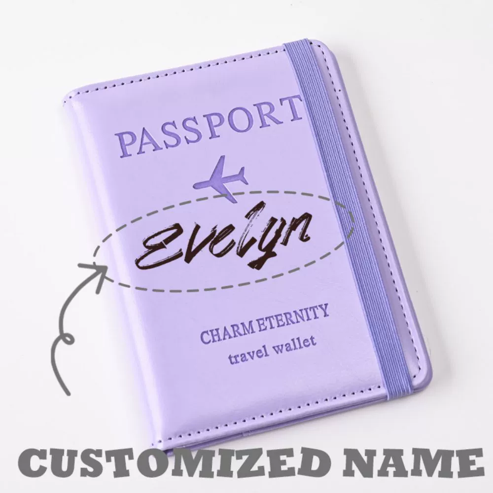 Кросс-бордерный держатель для карт из искусственной кожи, обложка для паспорта с защитой RFID, дорожный кошелек, многофункциональная сумка для документов оптом