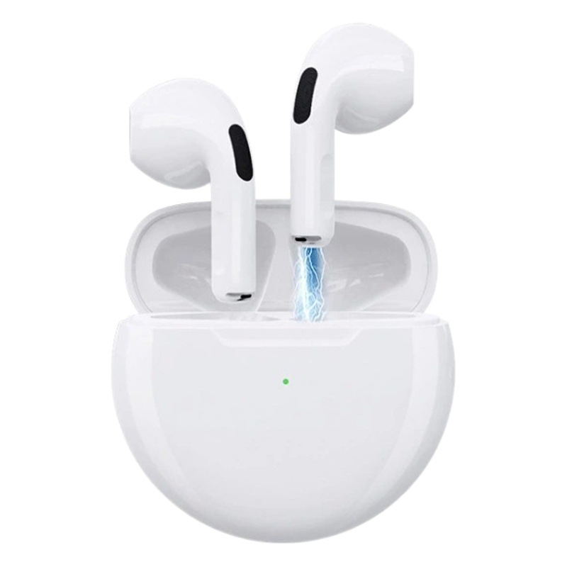 Venta caliente Pro6 auriculares Bluetooth estéreo inalámbrico binaural TWS auriculares internos macaron J6 sexta generación pro45