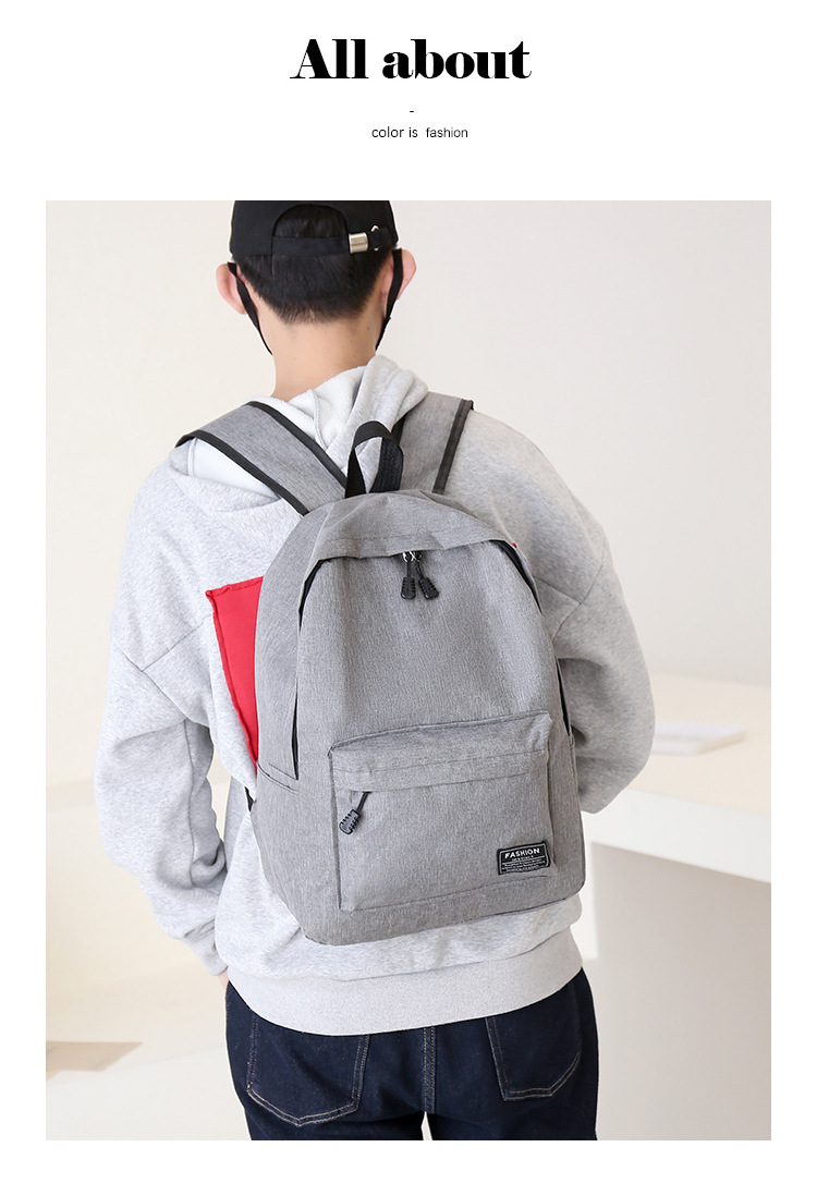 Ins-style Korean backpacks, simple college student business computer bags, hiking bags, gift travel bags undefined