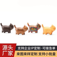 白檀の子猫のハンドピース、車の装飾品、おもちゃ、かわいいギフト、新年、春祭り、バレンタインデーのギフト
