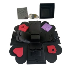 四邊形驚喜爆炸盒子 diy手工創意相冊 情侶禮品 跨境同款禮物