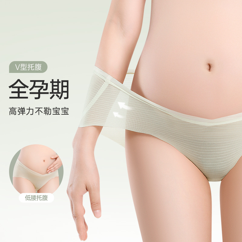 Maternity Panties for Women, Maternity-Specific Cotton 7A Crotch High-Waist Support for Early, Mid, and Late Pregnancy, Plus Size