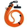 Mobile phone, adjustable orange strap