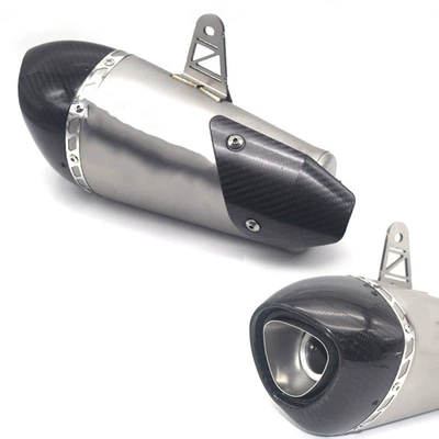Kawasaki ZX4 exhaust pipe carbon tip