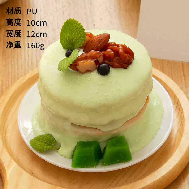 Simulated cake model Western dessert shooting props fruit cake simulation souffle cake