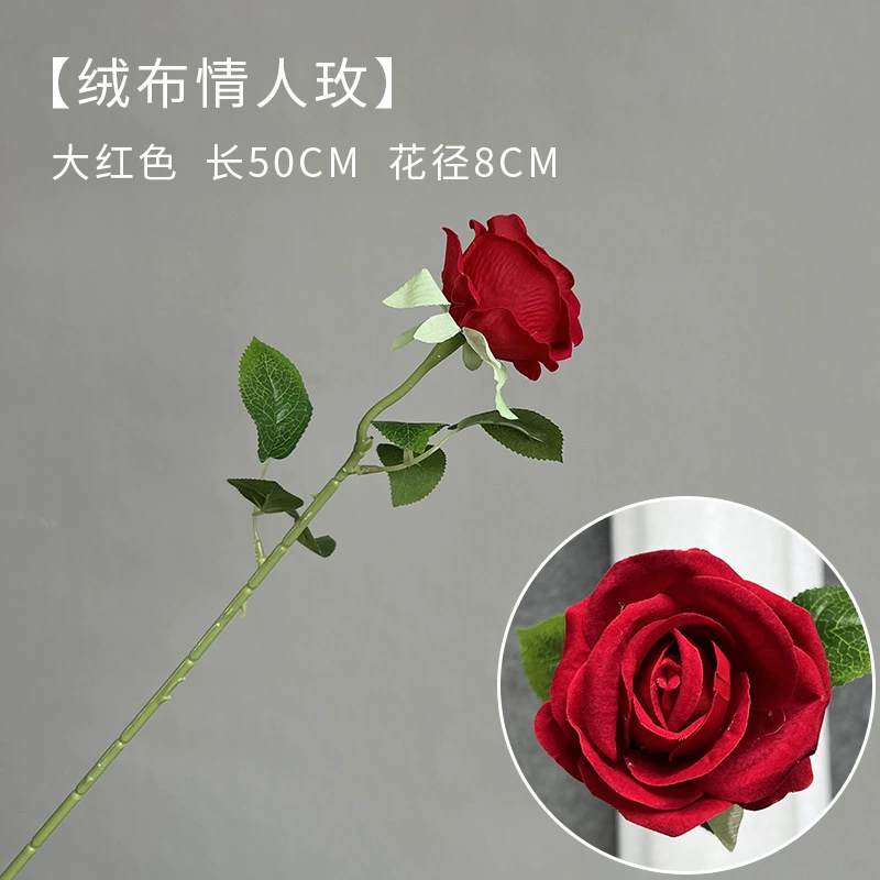 Красные искусственные цветы для свадьбы, искусственные цветы и композиции с шелковыми цветами, сценическое оформление, свадебные цветы, реалистичный