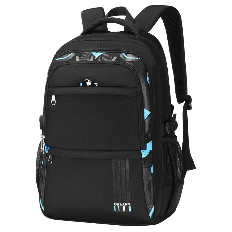 Backpack men's backpack boys' Grade 4, 5, 6 schoolbag high school junior high school students Primary School students spine protection burden reduction handsome Backpack men's backpack boys' Grade 4, 5, 6 schoolbag high school junior high school students Primary School students spine protection burden reduction handsome