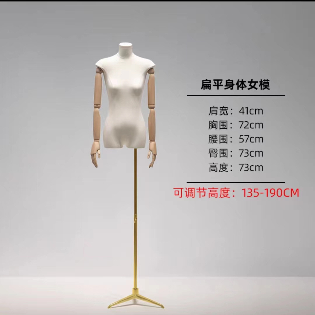 Maniquí Femenino de Medio Cuerpo de Plástico, para Tienda de Ropa image 40