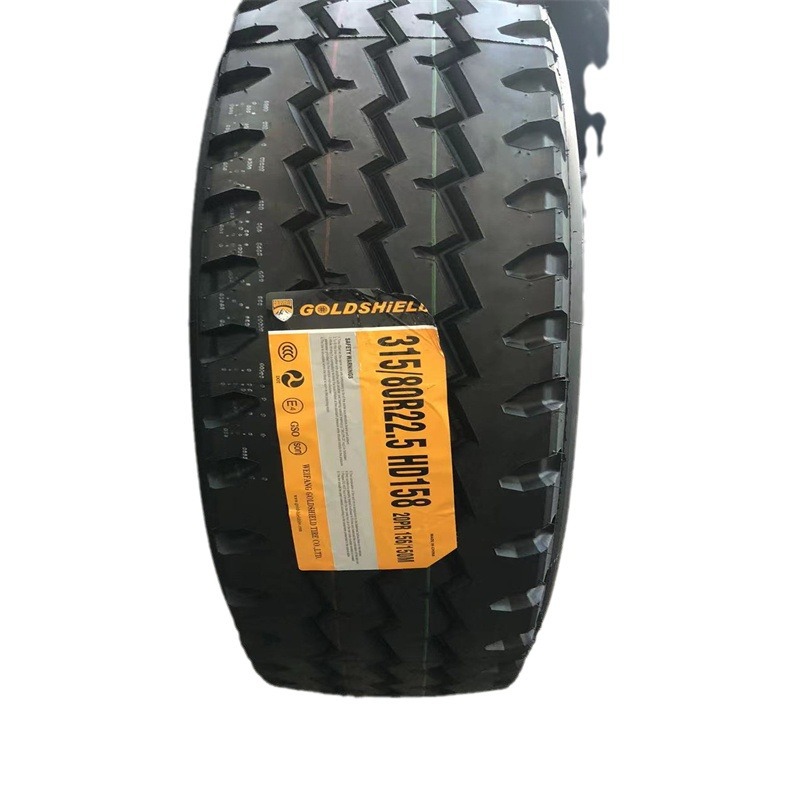 金盾 萨驰 FRONWAY315/80R22.5 麻将块老三线11R22.5钢丝真空轮胎