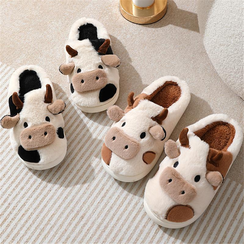 A 55503 Heel wrap plush home cotton shoes 包跟毛绒居家男女棉