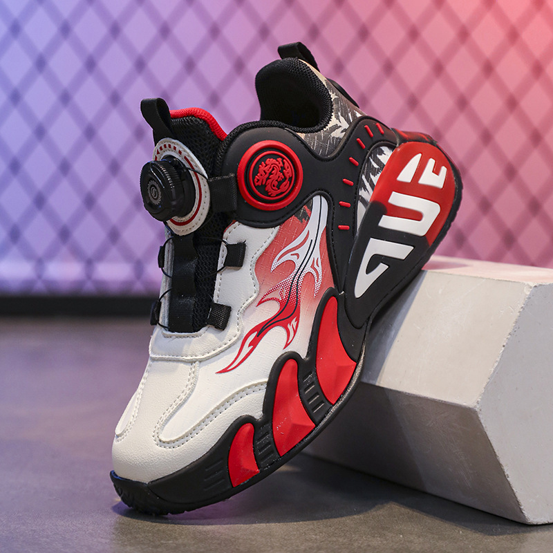 Fideos de cuero negro y rojo